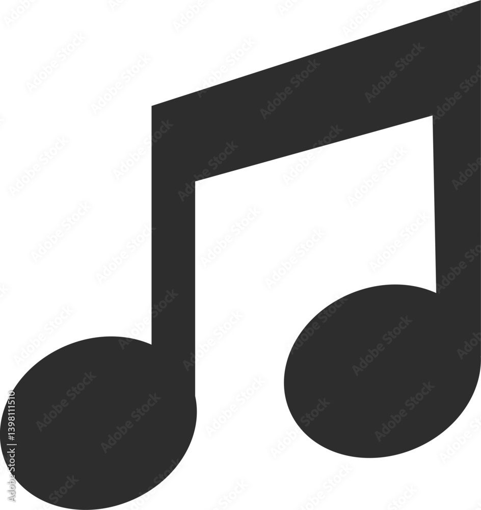 Music Note Vector Icon Stock Illustration Music Note Vector Icon Stock Illustration