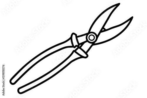 garden pruner silhouette