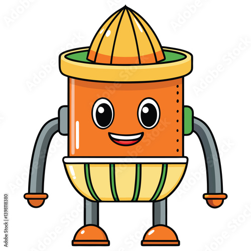 Minimal Juice Extractor Vector Design