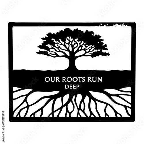 A Majestic Tree with Deep Roots Symbolic of Our Heritage and Enduring Strength