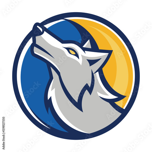 Howling Fox Mascot Logo Design