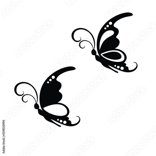 butterfly design element