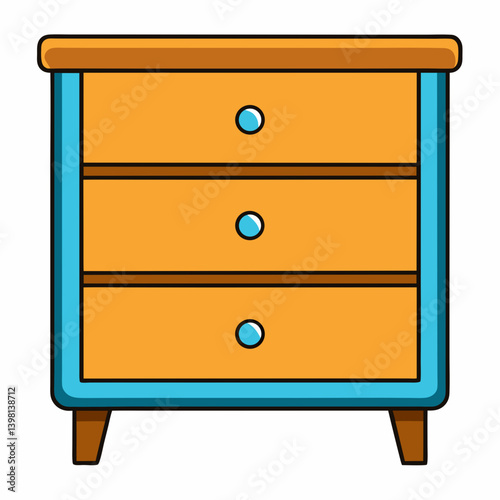 wooden chest of drawers