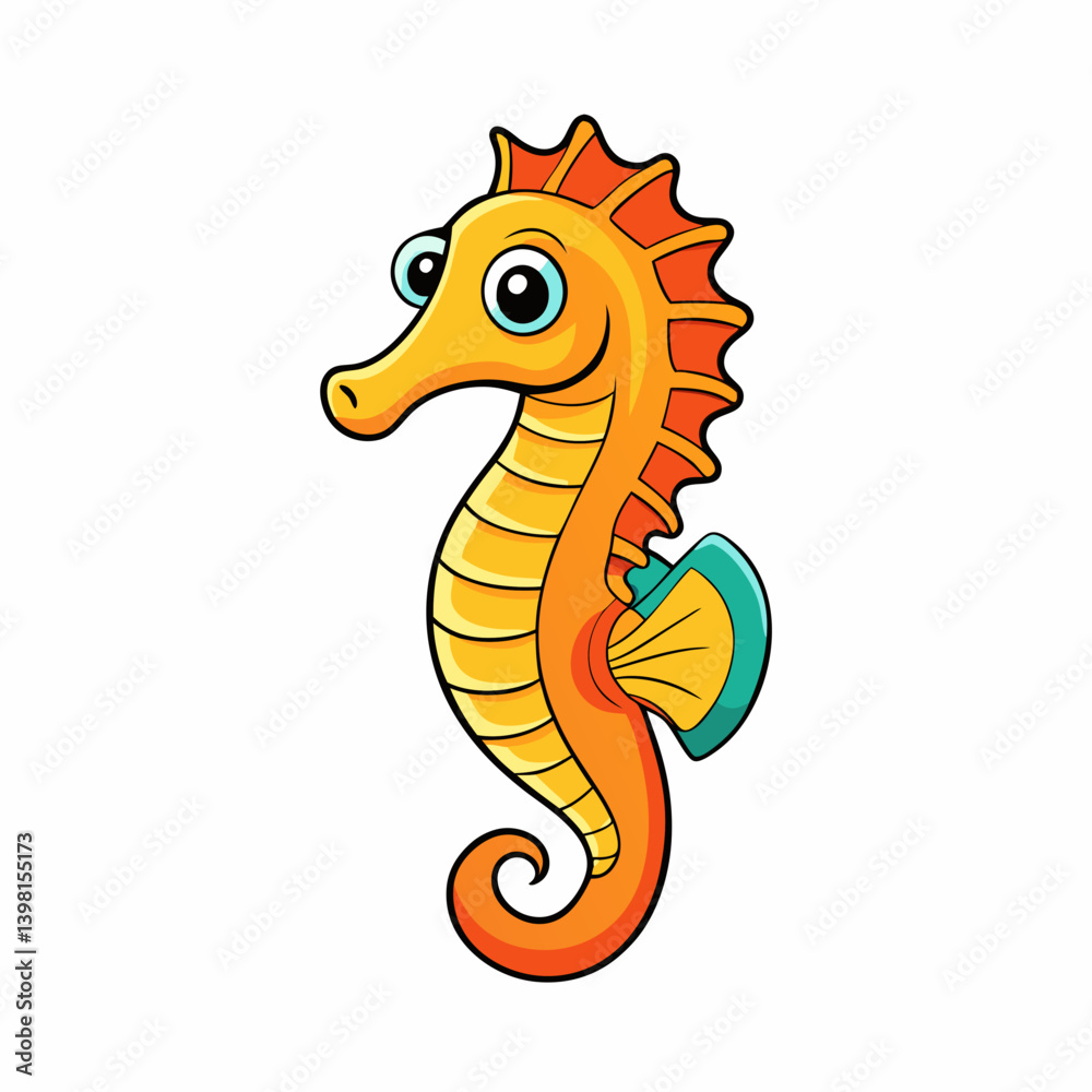 Fototapeta premium vector illustration of an octopus