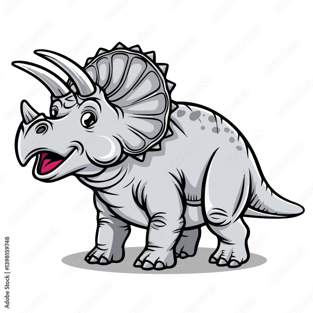 Fototapeta premium dinosaur vector, with tyrannosaurus rex cute dinosaur animal