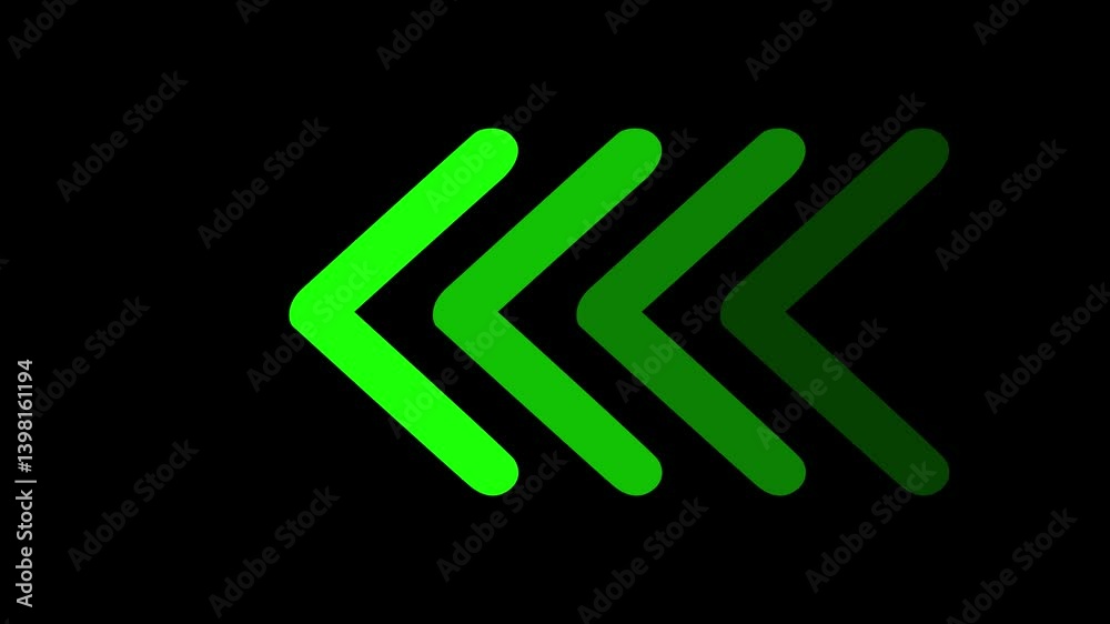 Arrow sign symbol looping animation direction concept animated ...