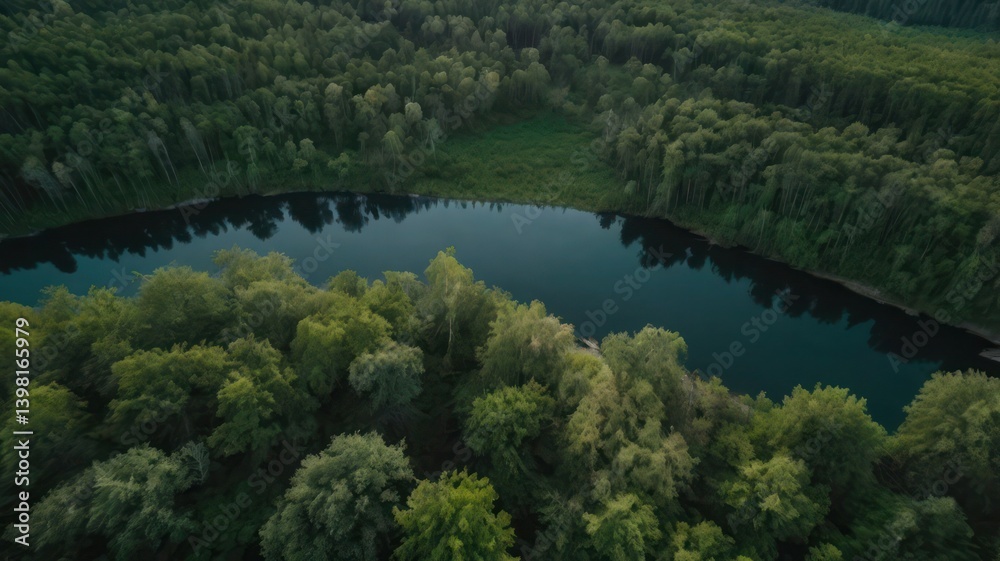 Fototapeta premium lake in the mountains