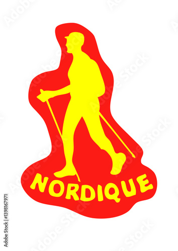 marche nordique baton logo