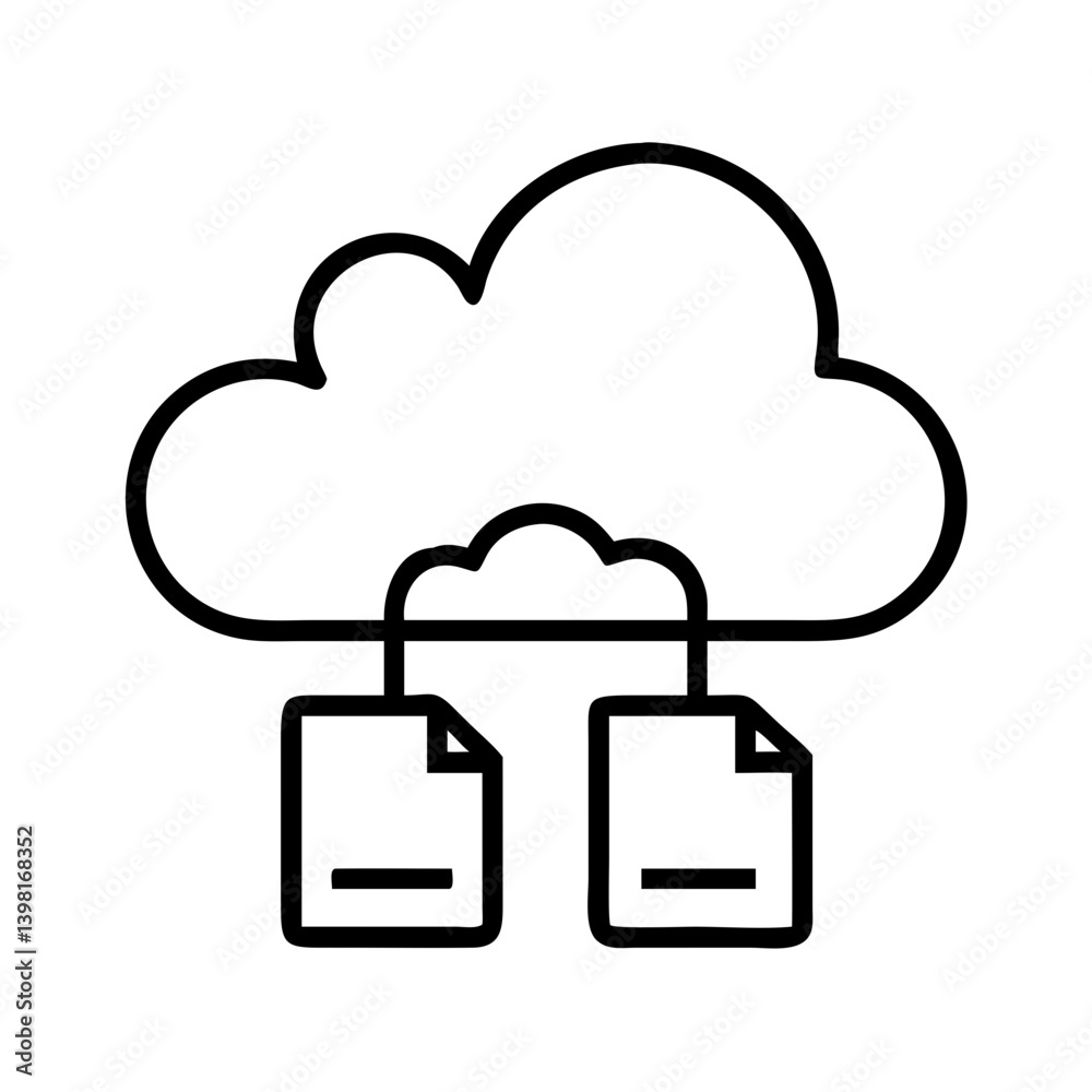 Cloud computing data transfer backup and storage icon vector illustration design Cloud computing data transfer backup and storage icon vector illustration design