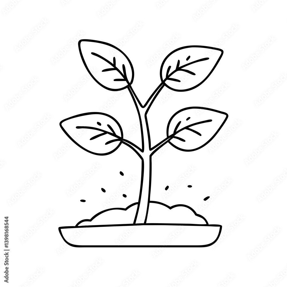plant growing icon, plant growing vector illustration-simple illustration of plant growing, perfect for plant growing logos and icons plant growing icon, plant growing vector illustration-simple illustration of plant growing, perfect for plant growing logos and icons
