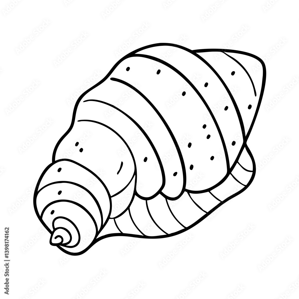 seashell icon, seashell vector illustration-simple illustration of seashell, perfect for seashell logos and icons seashell icon, seashell vector illustration-simple illustration of seashell, perfect for seashell logos and icons