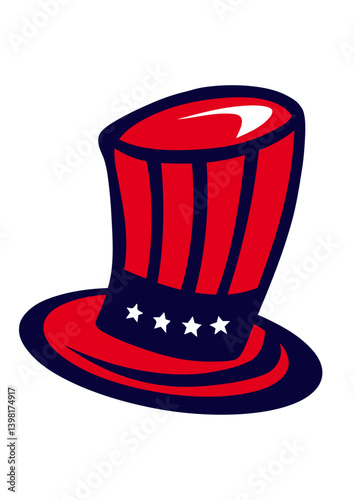 chapeau americain dessin