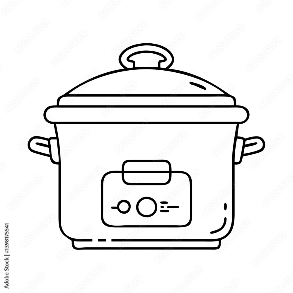 slow cooker icon, slow cooker vector illustration-simple illustration of slow cooker, perfect for slow cooker logos and icons slow cooker icon, slow cooker vector illustration-simple illustration of slow cooker, perfect for slow cooker logos and icons