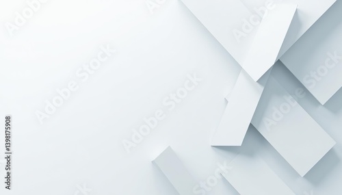 White and gray overlap triangle geometric technology pattern with minimal rectangle formation on a randomly arranged presentation design,  abstract,  pattern