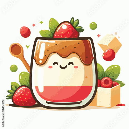 cream, dessert, sweet, food, gourmet, milk, red, italian, jelly, pudding, white, vanilla, mint, sauce, background, panna, cotta, decoration, mousse, snack, delicious, plate, berry, fruit, fresh, panna