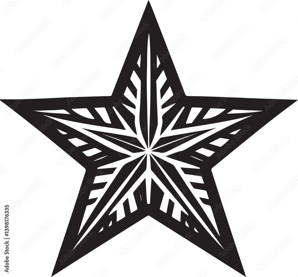 Obraz premium Sea Star Logo Vector