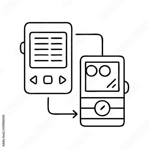 translator device icon, translator device vector illustration-simple illustration of translator device, perfect for translator device logos and icons