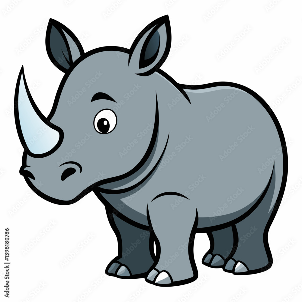 rhino vector illustration rhino vector illustration