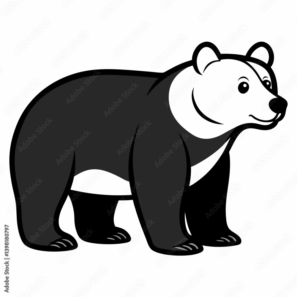 Fototapeta premium bear vector illustration