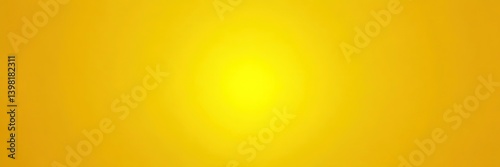 Yellow background with a bright glowing light effect in the center, creating a vibrant and eye-catching image,  bright,  center