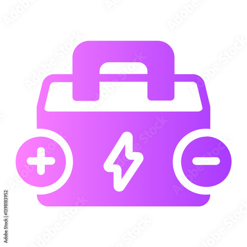 Battery gradient icon