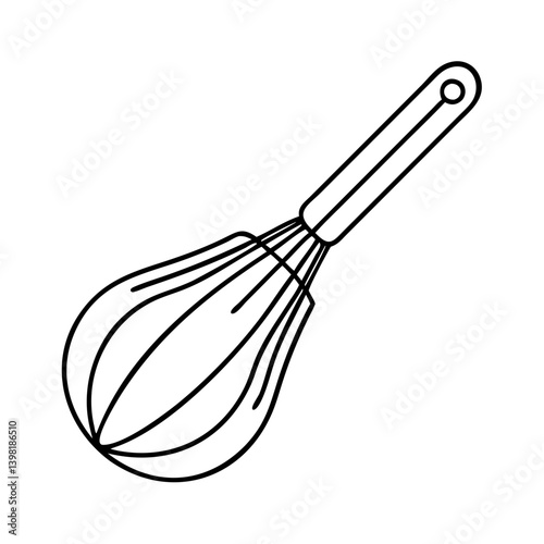 whisk icon, whisk vector illustration-simple illustration of whisk, perfect for whisk logos and icons
