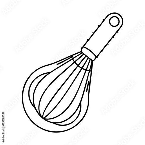 whisk icon, whisk vector illustration-simple illustration of whisk, perfect for whisk logos and icons