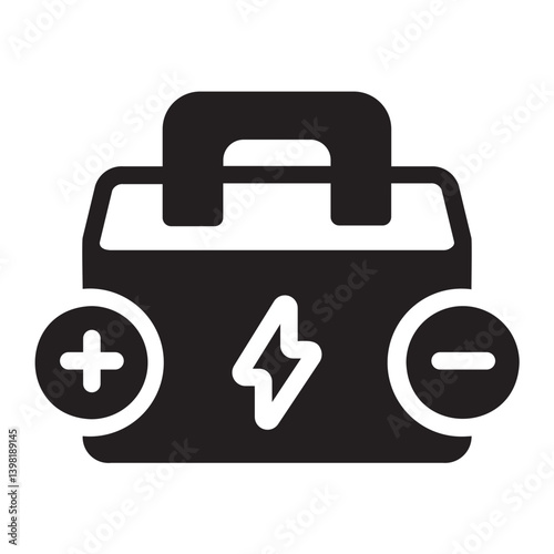 Battery glyph icon