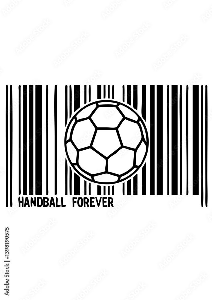 ballon handball code barre