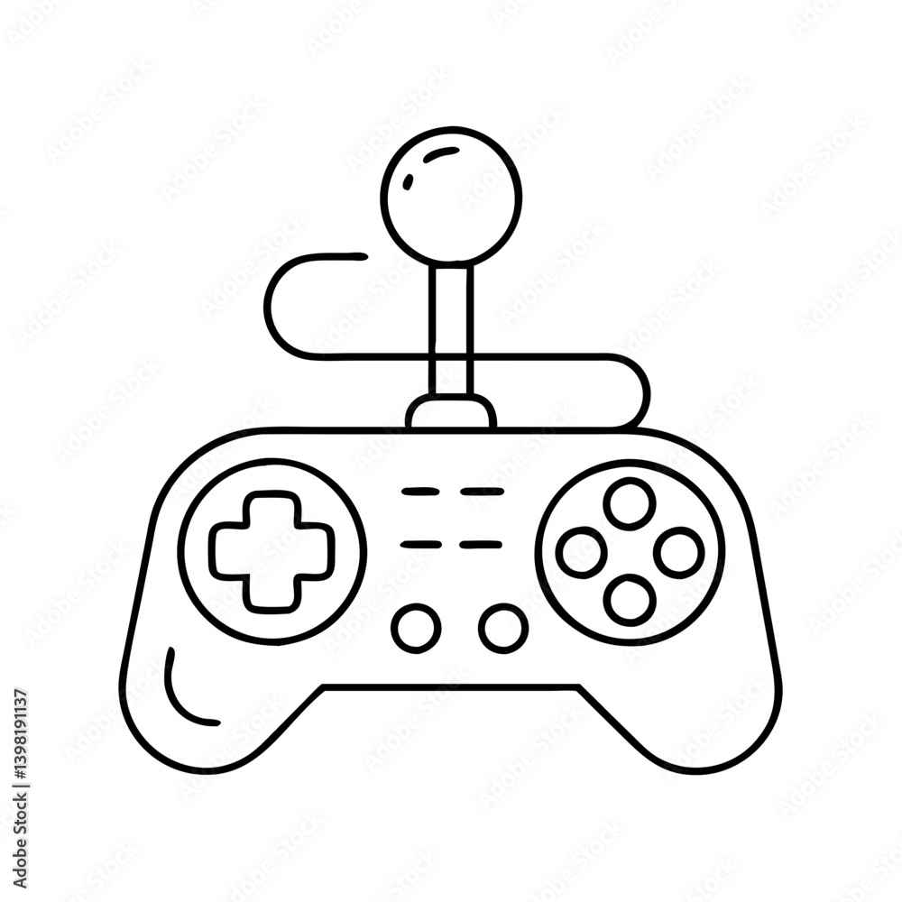 joystick icon, joystick vector illustration-simple illustration of joystick, perfect for joystick logos and icons