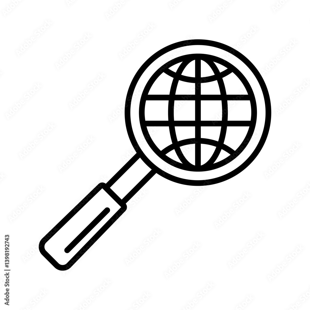 International Sourcing Icon line vector illustration International Sourcing Icon line vector illustration