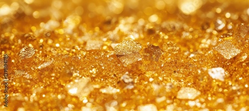 Gold background texture, shiny golden surface for luxury design or decoration. Gold paper with a soft, grainy pattern, shiny gold wall background.