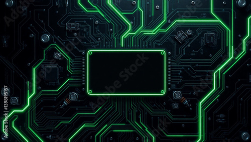 CHIPT MACINE circuit board background