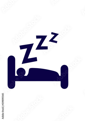 dormir zzz icone sommeil