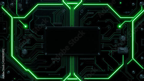CHIPT MACINE circuit board background