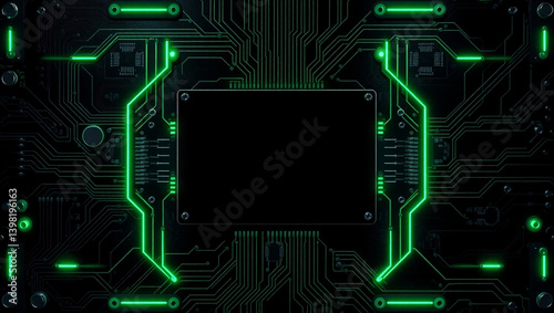CHIPT MACINE circuit board background