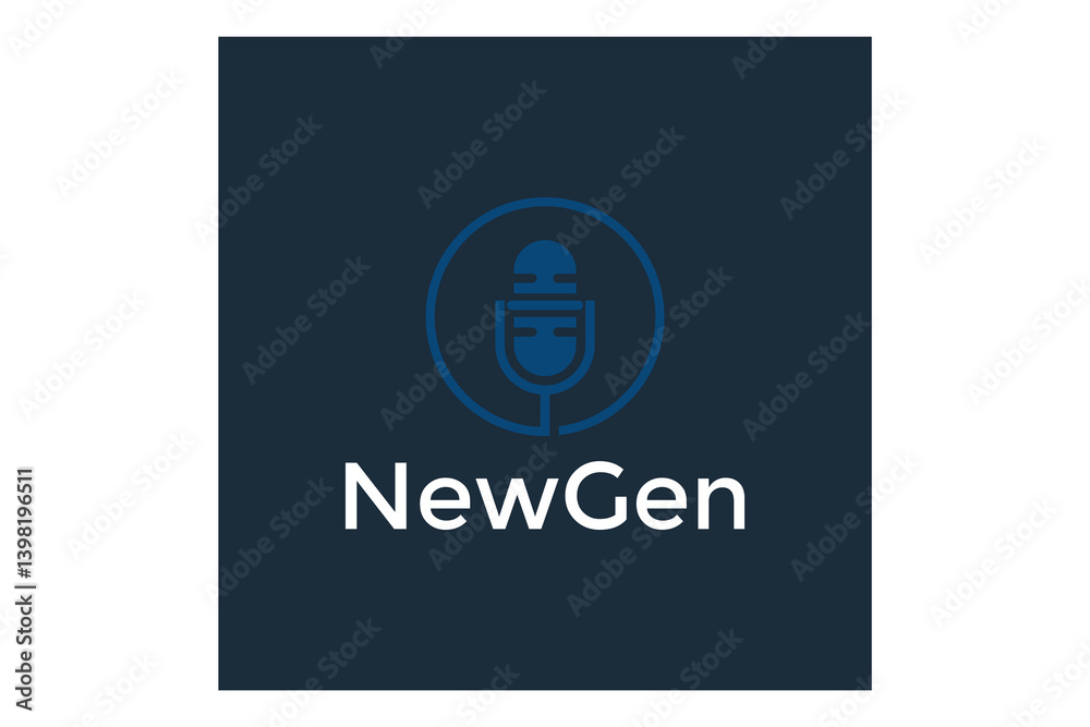 NewGen Brand Logo on Dark Blue Background NewGen Brand Logo on Dark Blue Background