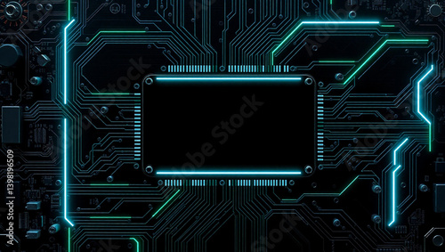 CHIPT MACINE circuit board background