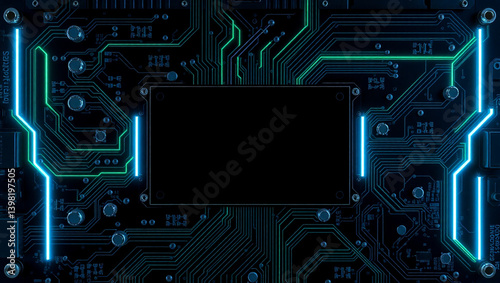 CHIPT MACINE circuit board background