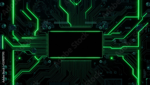 CHIPT MACINE circuit board background