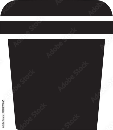 Coffee To Go Cup Icon. Flat style vector EPS.