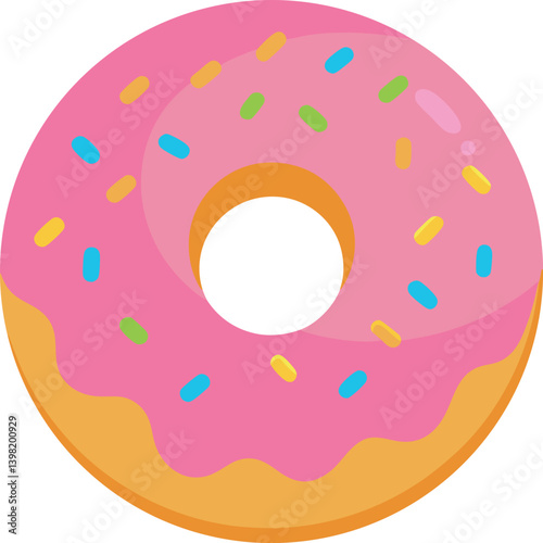 donut isolated on white
