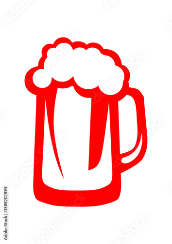 Chope de biere verre alcool icone dessin