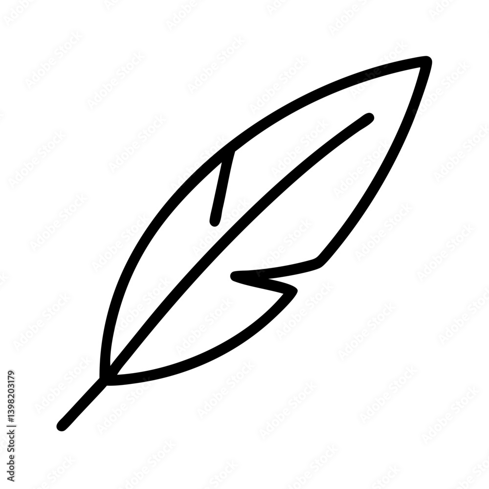Feather illustration vector graphic bird feather quill feather isolated feather art Feather illustration vector graphic bird feather quill feather isolated feather art