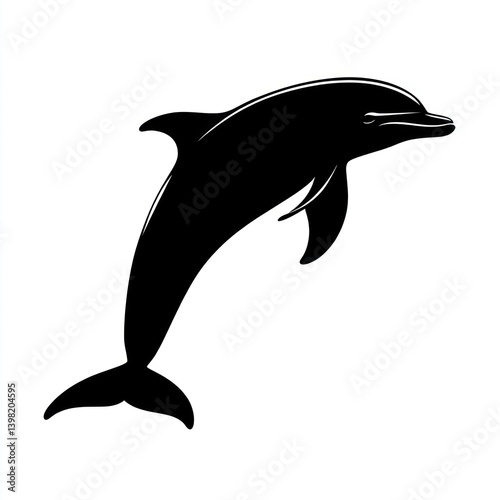 Wallpaper Mural Dolphin leaping ocean wildlife nature marine mammal aquatic Torontodigital.ca