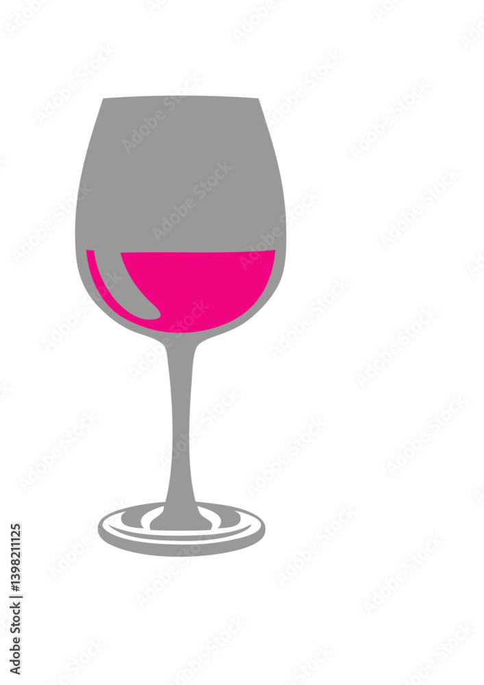 verre à vin boisson dessin