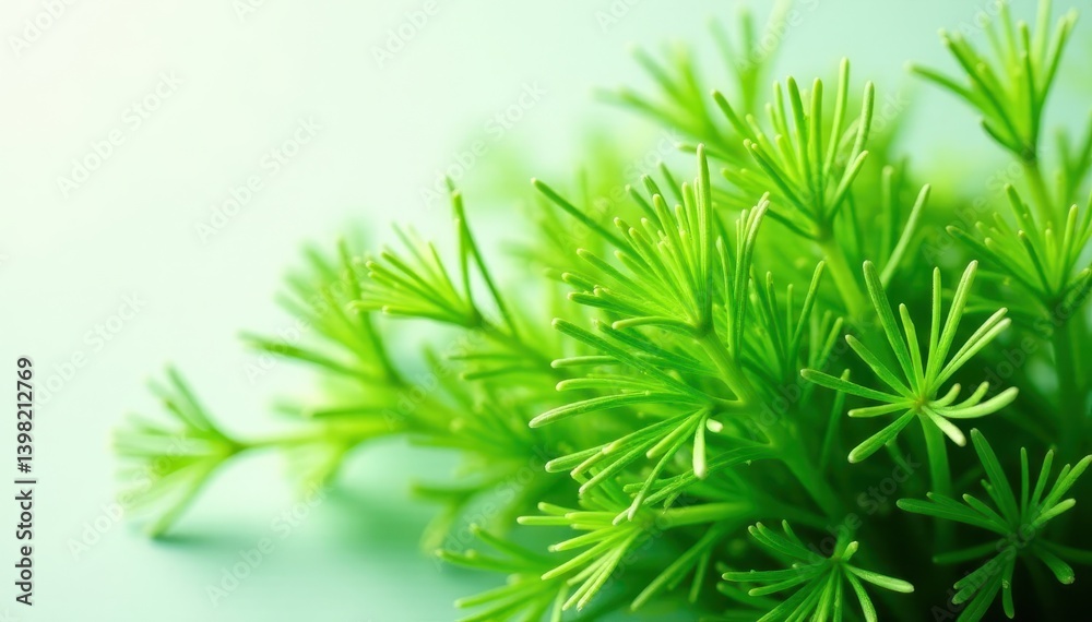 Lush green dill sprigs, feathery leaves, isolated , culinary, dill Lush green dill sprigs, feathery leaves, isolated , culinary, dill