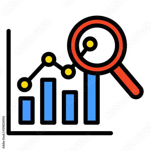 Predictive Analytics  Icon Element For Design	