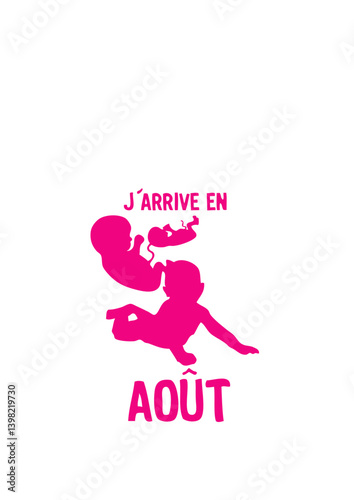 aout bebe arrive enfant foetus enceinte naissance