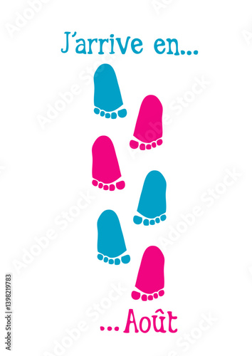 aout pied bebe arrive mois trace enceinte naissance